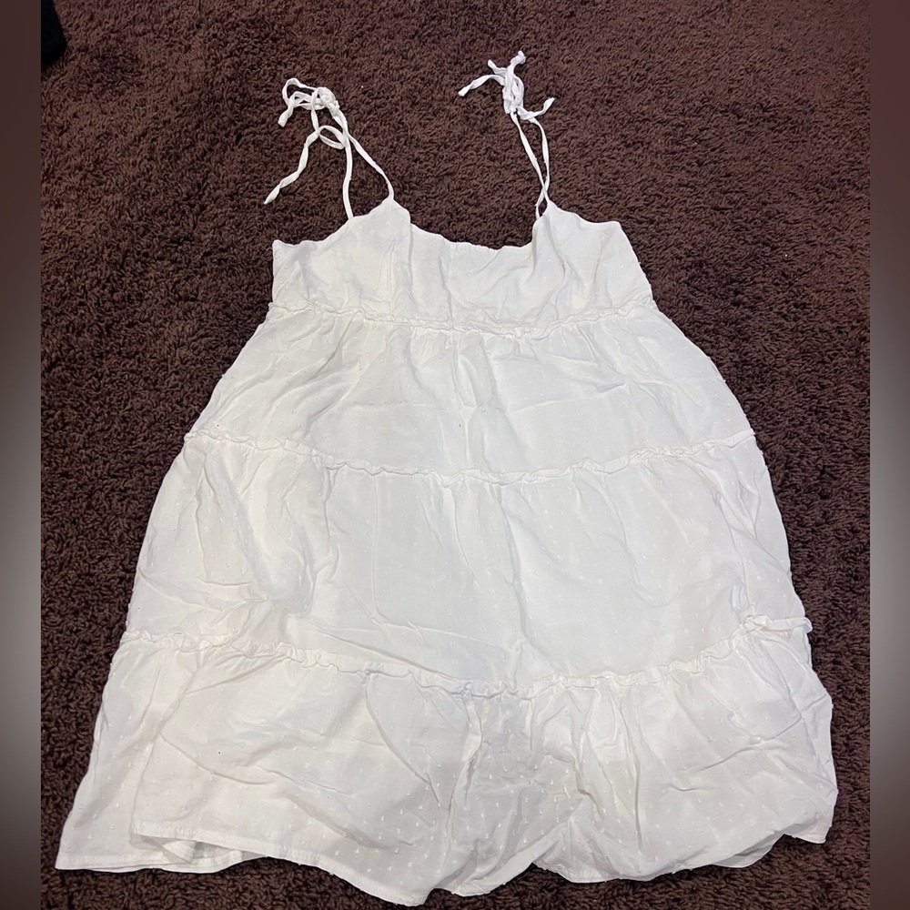SHEIN White Sleeveless Dress